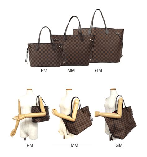 louis vuitton neverfull gm second hand|louis vuitton bag size chart.